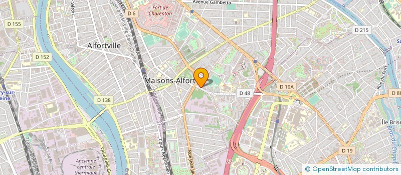 localisation de l'entreprise MONSIEUR NICOLAS DUFLOS  MAISONS-ALFORT