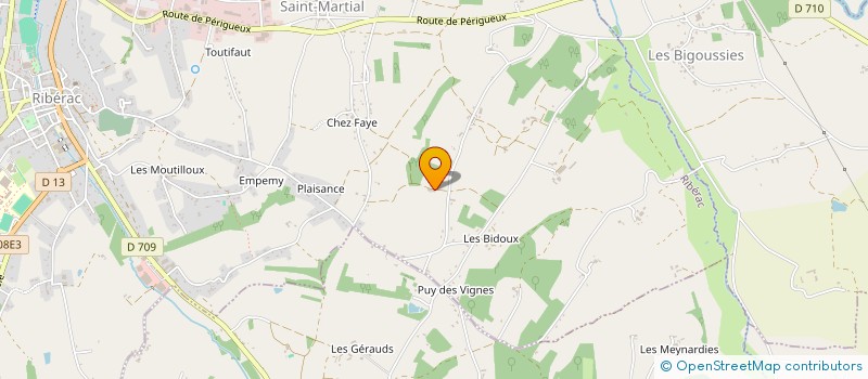 localisation de l'entreprise MONSIEUR NICOLAS DUFOUR  ST SULPICE DE ROUMAGNAC