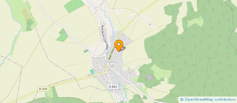 localisation de l'entreprise MONSIEUR NICOLAS DUFOUR  COINCY