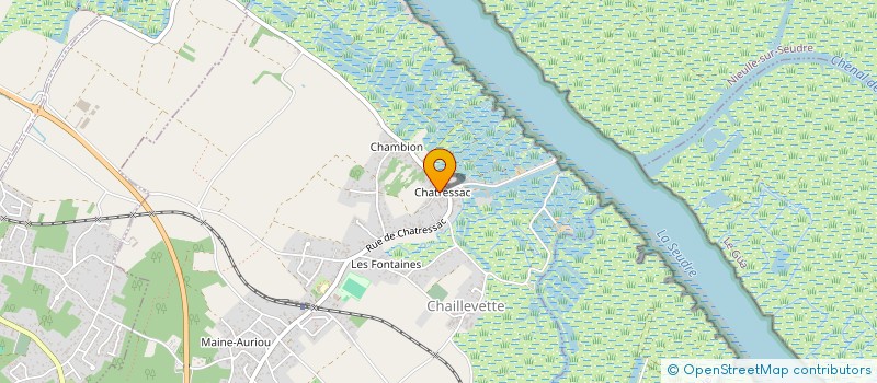 localisation de l'entreprise MONSIEUR NICOLAS DUFOUR  CHAILLEVETTE