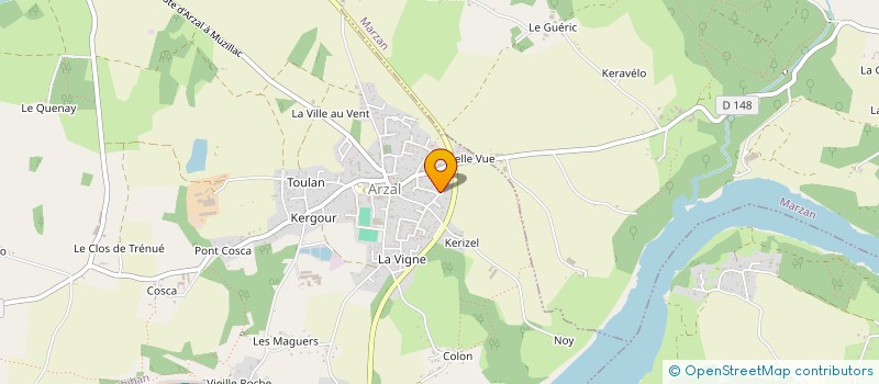 localisation de l'entreprise MONSIEUR NICOLAS DUFOUR  ARZAL