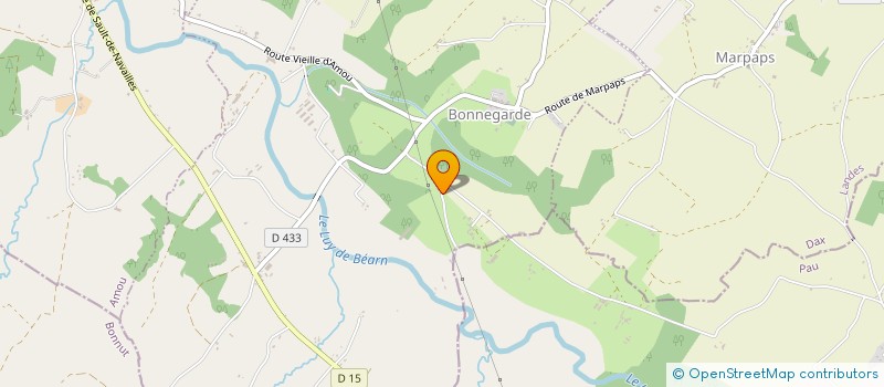 localisation de l'entreprise MONSIEUR NICOLAS DUGACHARD  BONNEGARDE