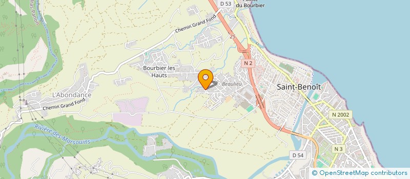 localisation de l'entreprise MONSIEUR NICOLAS DUGAIN  SAINT-BENOIT