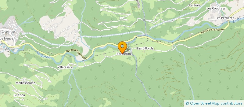 localisation de l'entreprise MONSIEUR NICOLAS DUGARDIN  QUEIGE