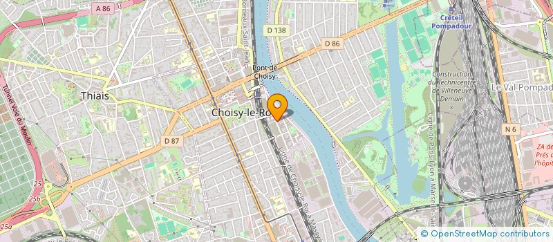 localisation de l'entreprise MONSIEUR NICOLAS DUGELAY  CHOISY-LE-ROI