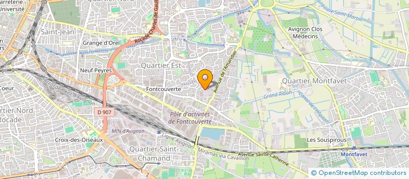 localisation de l'entreprise MONSIEUR NICOLAS DUGNAS  AVIGNON