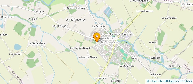 localisation de l'entreprise MONSIEUR NICOLAS DUGRAIN à SAINT-DENIS-LA-CHEVASSE