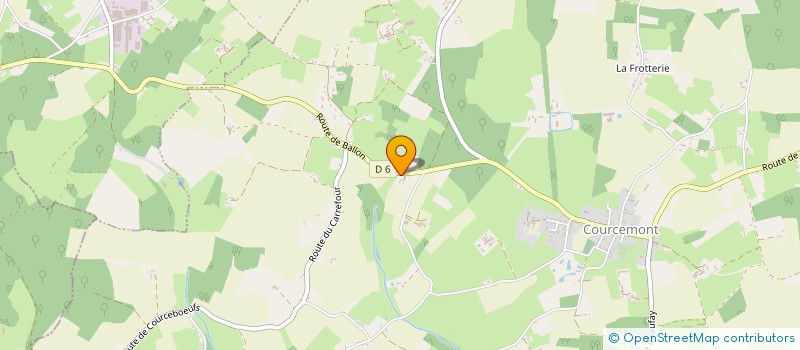 localisation de l'entreprise MONSIEUR NICOLAS DUGUET  COURCEMONT