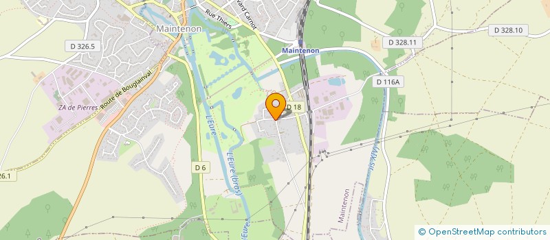 localisation de l'entreprise MONSIEUR NICOLAS DUHAMEL à MAINTENON