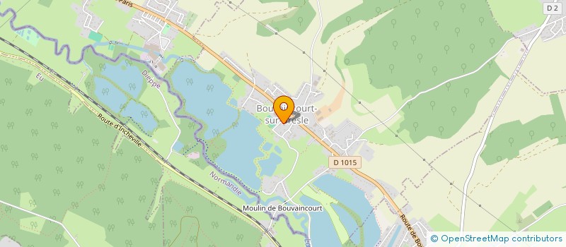 localisation de l'entreprise MONSIEUR NICOLAS DUHAMEL  BOUVAINCOURT-SUR-BRESLE