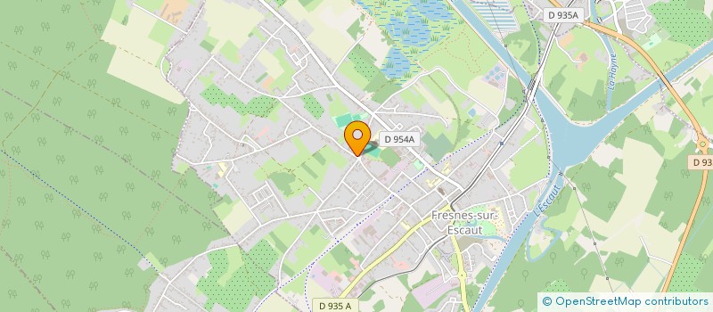 localisation de l'entreprise MONSIEUR NICOLAS DUJARDIN  FRESNES-SUR-ESCAUT