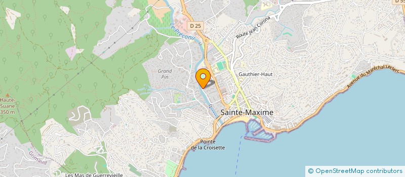 localisation de l'entreprise MONSIEUR NICOLAS DULAC à SAINTE-MAXIME
