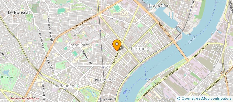 localisation de l'entreprise MONSIEUR NICOLAS DULAURENS  BORDEAUX