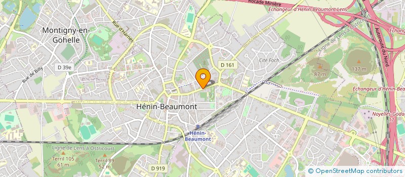 localisation de l'entreprise MONSIEUR NICOLAS DUMON à HENIN-BEAUMONT