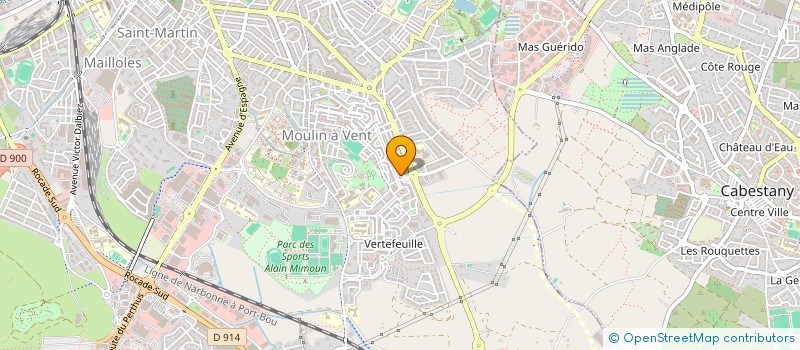 localisation de l'entreprise MONSIEUR NICOLAS DUMONT  PERPIGNAN