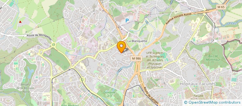 localisation de l'entreprise MONSIEUR NICOLAS DUMONTEIL à MONTPELLIER