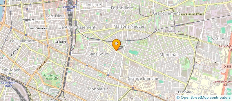 localisation de l'entreprise MONSIEUR NICOLAS DUPERRON  LYON