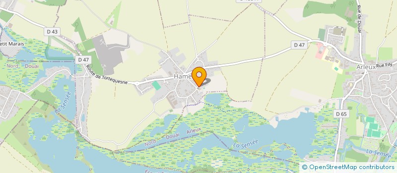 localisation de l'entreprise MONSIEUR NICOLAS DUPERRON  HAMEL