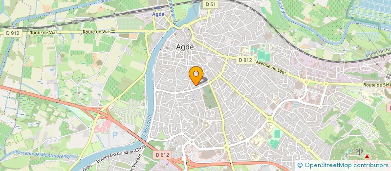 localisation de l'entreprise MONSIEUR NICOLAS DUPLAN  AGDE