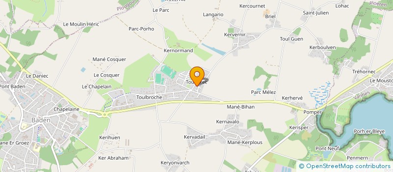 localisation de l'entreprise MONSIEUR NICOLAS DUPONT  BADEN