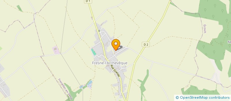 localisation de l'entreprise MONSIEUR NICOLAS DUPONT  FONTAINE-BELLENGER