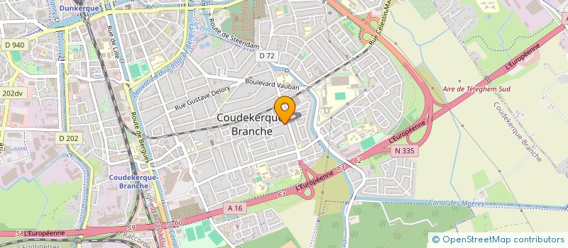 localisation de l'entreprise MONSIEUR NICOLAS DUPONT  COUDEKERQUE-BRANCHE