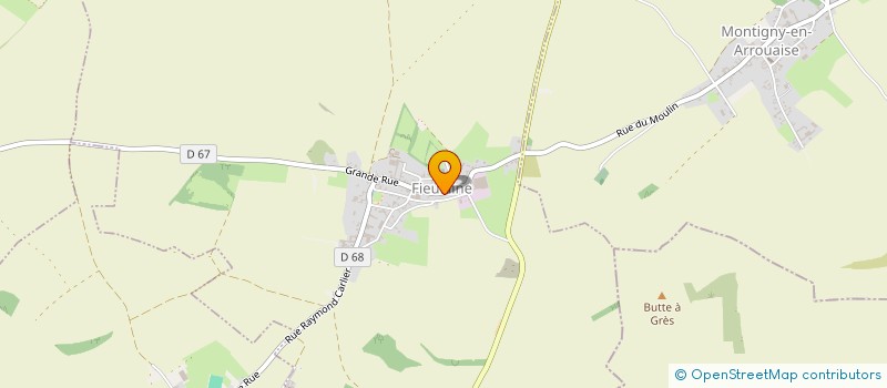 localisation de l'entreprise MONSIEUR NICOLAS DUPONT  FIEULAINE