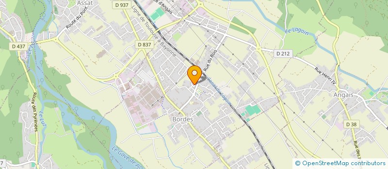 localisation de l'entreprise MONSIEUR NICOLAS DUPOUY-MANESCAU  BORDES