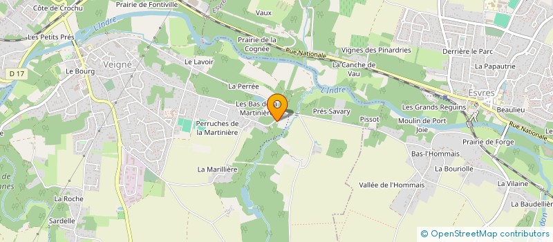 localisation de l'entreprise MONSIEUR NICOLAS DUPUET  LA BREE-LES-BAINS