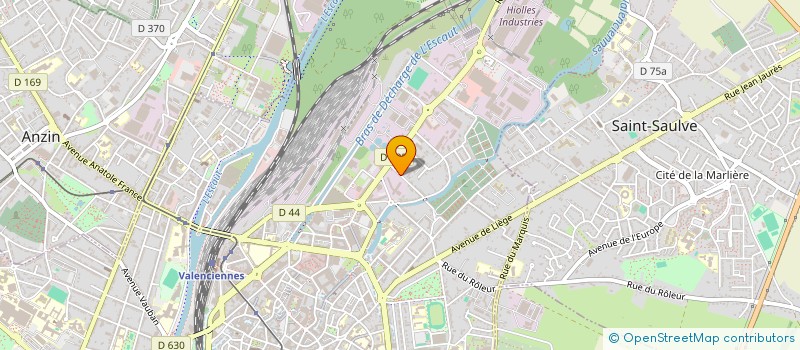 localisation de l'entreprise MONSIEUR NICOLAS DUPUIS  VALENCIENNES