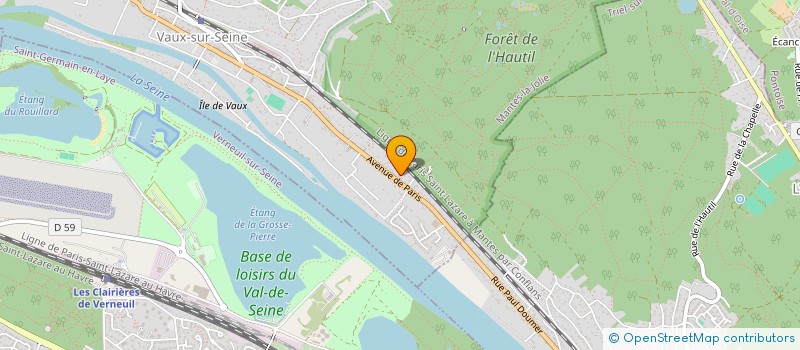 localisation de l'entreprise MONSIEUR NICOLAS DUPUIS  VAUX-SUR-SEINE