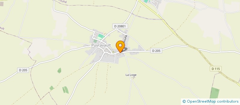 localisation de l'entreprise MONSIEUR NICOLAS DUPUIS  VOUHE