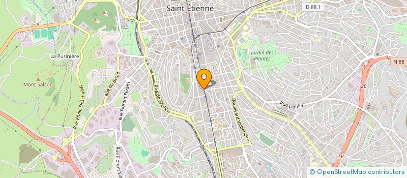 localisation de l'entreprise MONSIEUR NICOLAS DUPUIS à SAINT-ETIENNE