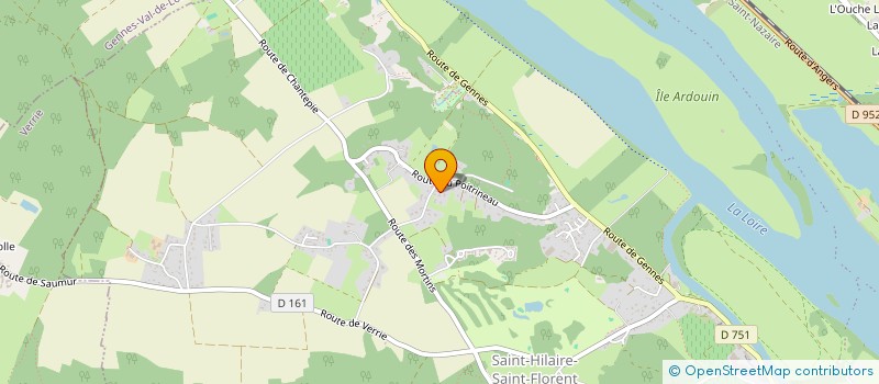 localisation de l'entreprise MONSIEUR NICOLAS DUPUIS  GENNES-VAL-DE-LOIRE