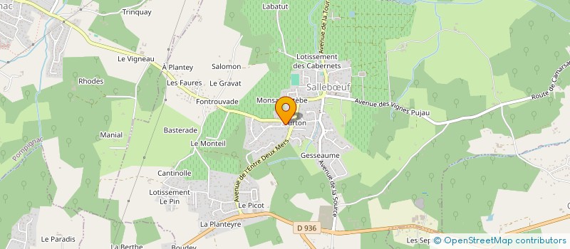 localisation de l'entreprise MONSIEUR NICOLAS DUPUY  SALLEBUF