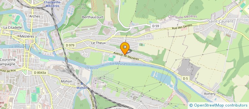 localisation de l'entreprise MONSIEUR NICOLAS DUPUY  CHARLEVILLE-MEZIERES