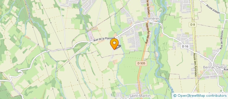 localisation de l'entreprise MONSIEUR NICOLAS DURAC  MOMERES