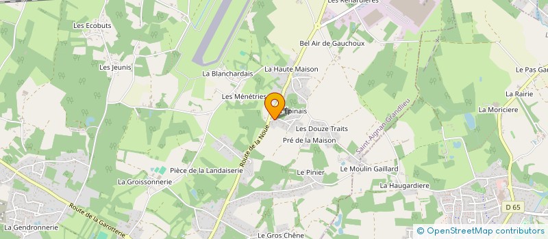 localisation de l'entreprise MONSIEUR NICOLAS DURAND à SAINT-AIGNAN-GRANDLIEU