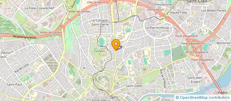 localisation de l'entreprise MONSIEUR NICOLAS DURAND à CAEN