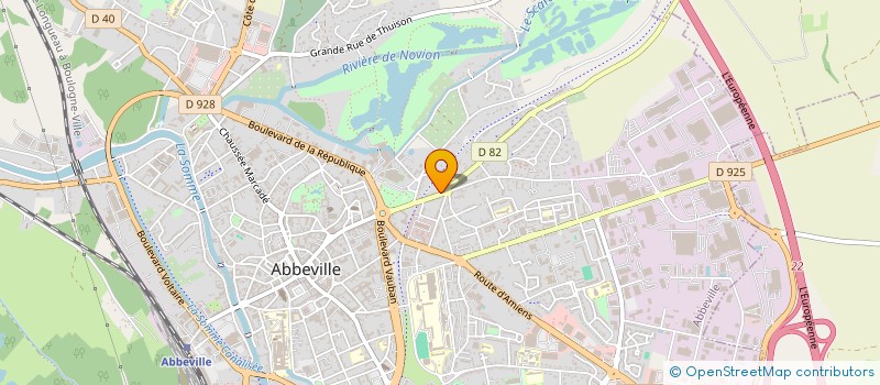 localisation de l'entreprise MONSIEUR NICOLAS DURAND à ABBEVILLE