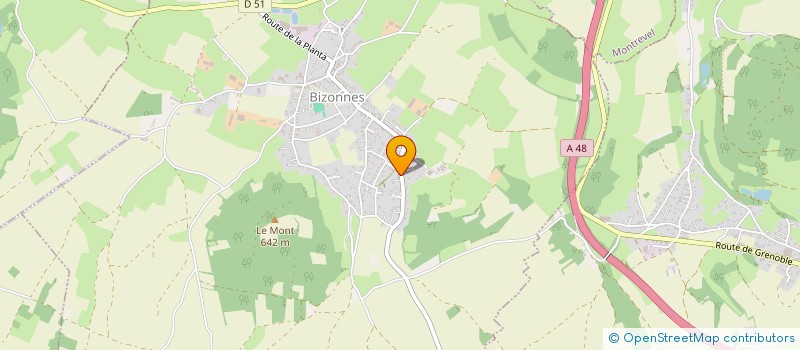 localisation de l'entreprise MONSIEUR NICOLAS DURAND  BIZONNES