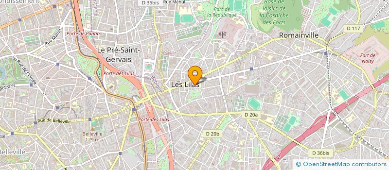localisation de l'entreprise MONSIEUR NICOLAS DURAND à LES LILAS