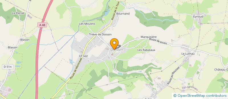 localisation de l'entreprise MONSIEUR NICOLAS DURAND  DOISSIN