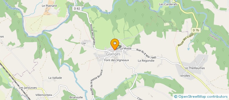 localisation de l'entreprise MONSIEUR NICOLAS DURET  GLANGES