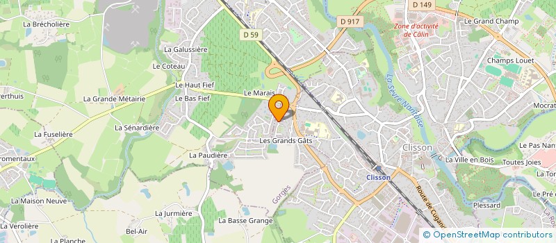 localisation de l'entreprise MONSIEUR NICOLAS DURET  GETIGNE