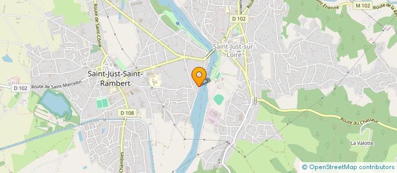 localisation de l'entreprise MONSIEUR NICOLAS DURIEUX  SAINT-JUST-SAINT-RAMBERT