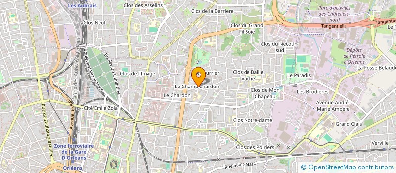 localisation de l'entreprise MONSIEUR NICOLAS DURIS  ORLEANS