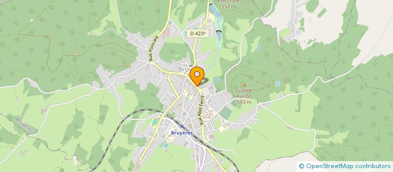 localisation de l'entreprise MONSIEUR NICOLAS DURRIVE  BRUYERES