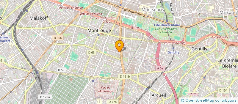 localisation de l'entreprise MONSIEUR NICOLAS DURU  MONTROUGE