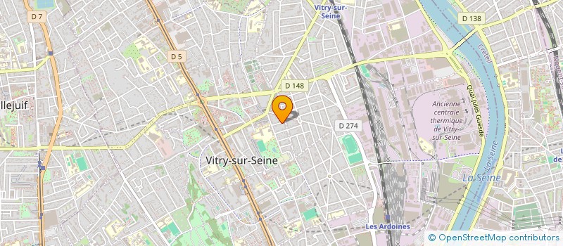 localisation de l'entreprise MONSIEUR NICOLAS DUSSAUME à VITRY-SUR-SEINE